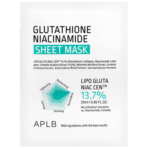APLB Glutathione Niacin Sheet Mask