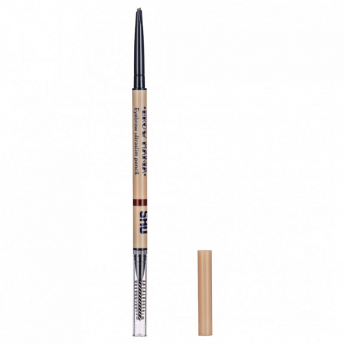 SHU Карандаш для бровей ультратонкий BROW MANIA холодный коричневый 221
