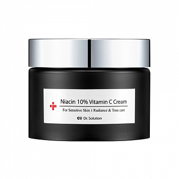 CUSKIN Обновляющий крем с ниацинамидом 10% и Витамином C Dr.Solution Niacin 10%