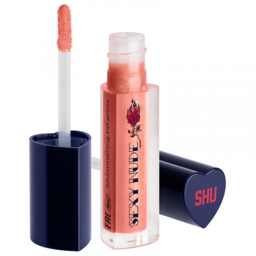 SHU Блеск для губ мерцающий SEXY NUDE 450