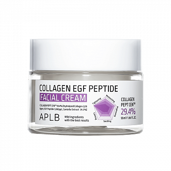 APLB Крем для упругости кожи c коллагеном и пептидами Collagen EGF Peptide Facial Cream 29,4% 55мл 