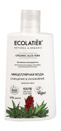ECOLATIER Organic Aloe Vera Мицеллярная вода 250ml