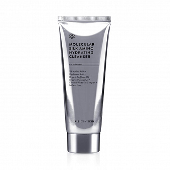 ALLIES OF SKIN Мягкое органическое очищающее средство Molecular Silk Amino Hydrating Cleanser 100мл
