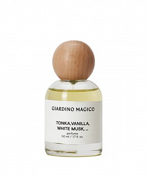 GIARDINO MAGICO Парфюмерная вода Tonka, Vanilla, White Musk 50мл