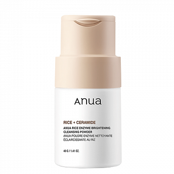 Anua Энзимная пудра для сияния кожи с рисом Rice Enzyme Brightening Cleansing Powder 40г 